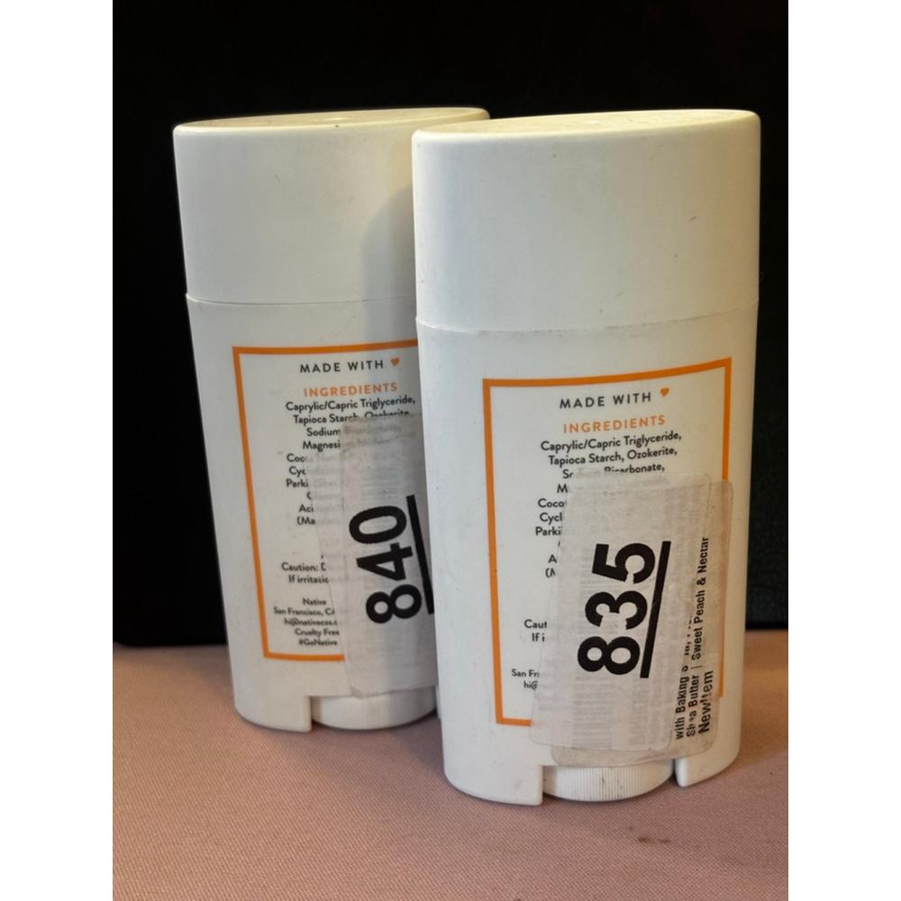 Bundle of 2 Women's Native Sweet Peach & Nectar Deodorant - Picture 2 of 3